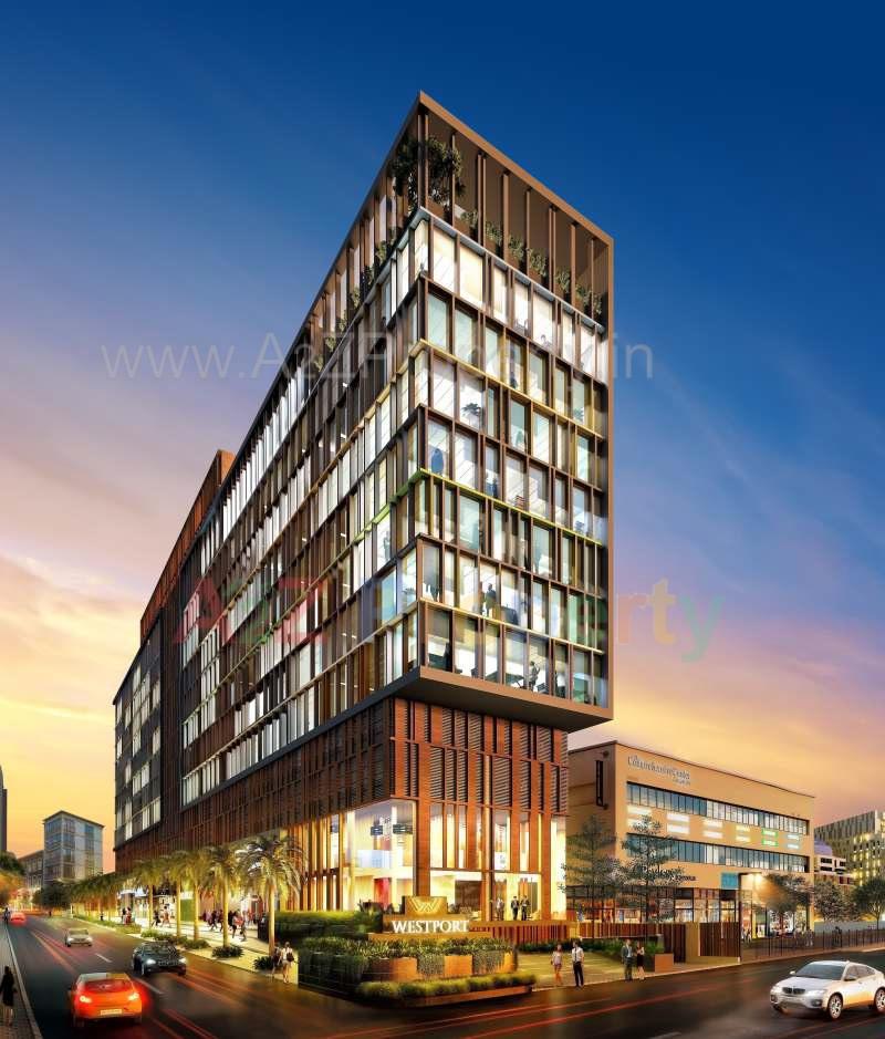 3D Elevation of real estate project Westport located at Pune-m-corp, Pune, Maharashtra