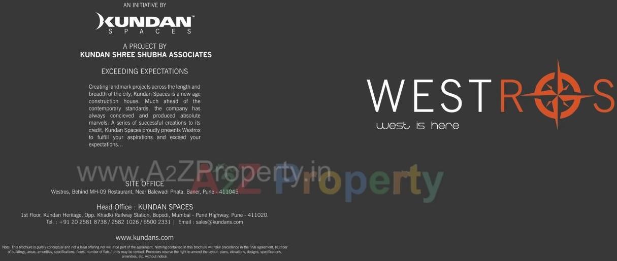  of real estate project Westros located at Baner, Pune, Maharashtra