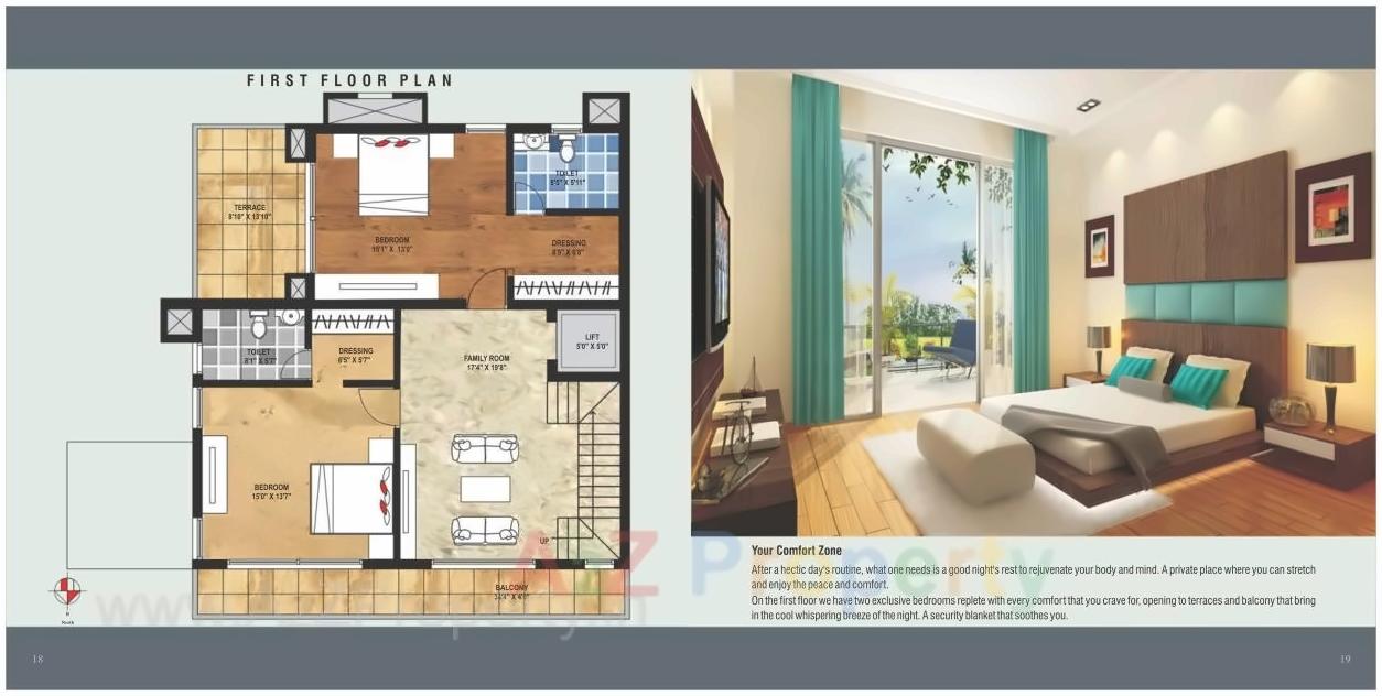 Layout of real estate project Whispering Glades located at Mohammadwadi, Pune, Maharashtra