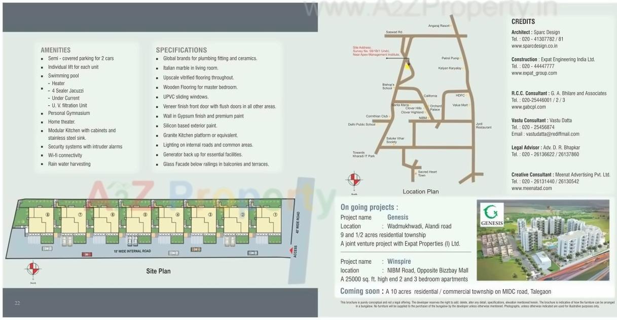  of real estate project Whispering Glades located at Mohammadwadi, Pune, Maharashtra