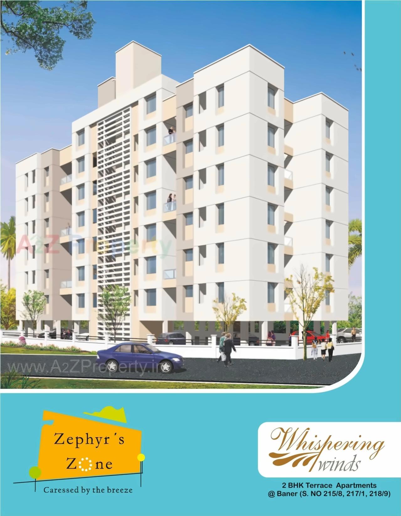 3D Elevation of real estate project Whispering Winds located at Pune-m-corp, Pune, Maharashtra