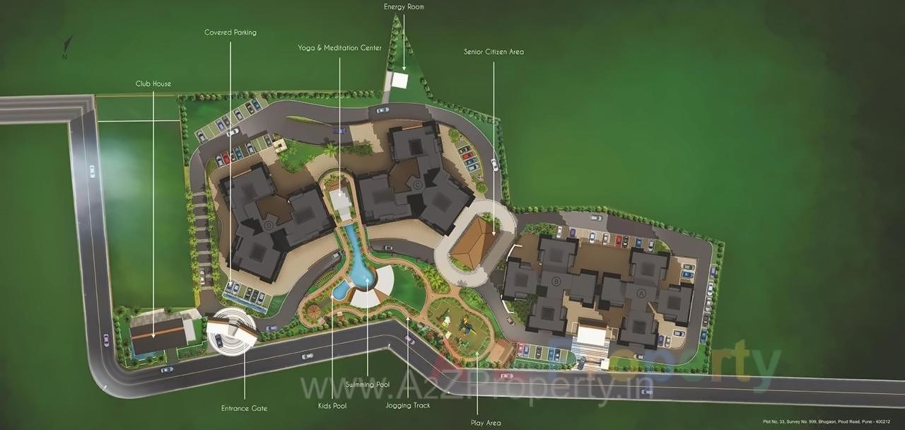 Image 15714 6 of real estate project Whistling Meadows located at Bhugaon, Pune, Maharashtra