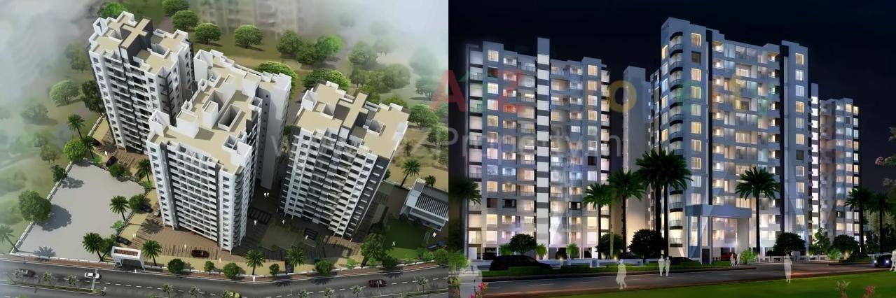 3D Elevation of real estate project Whitefield located at Sus, Pune, Maharashtra