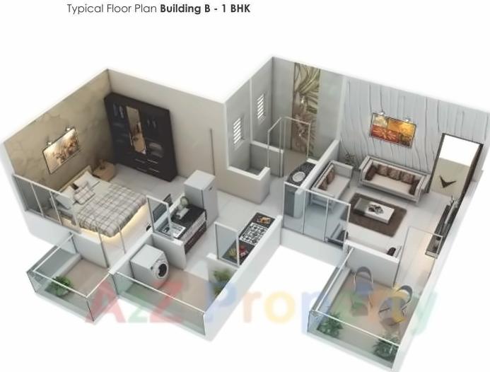 Layout of real estate project Whitefield located at Sus, Pune, Maharashtra