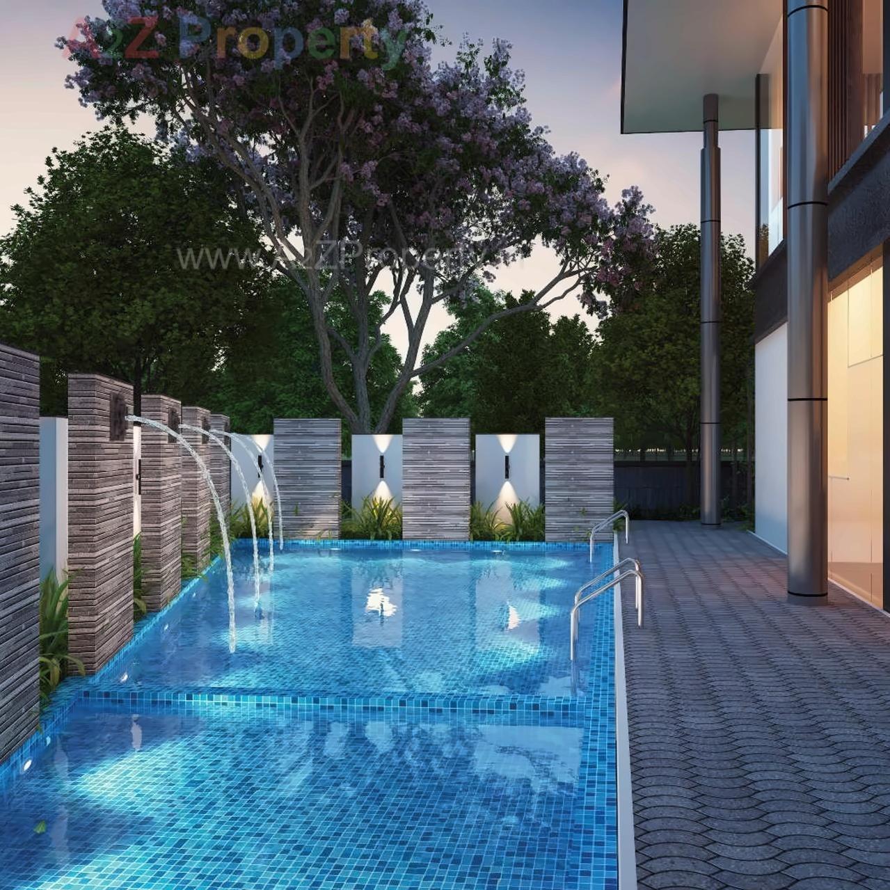 3D Elevation of real estate project Wildwoods located at Wagholi, Pune, Maharashtra