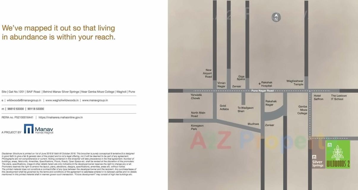  of real estate project Wildwoods located at Wagholi, Pune, Maharashtra