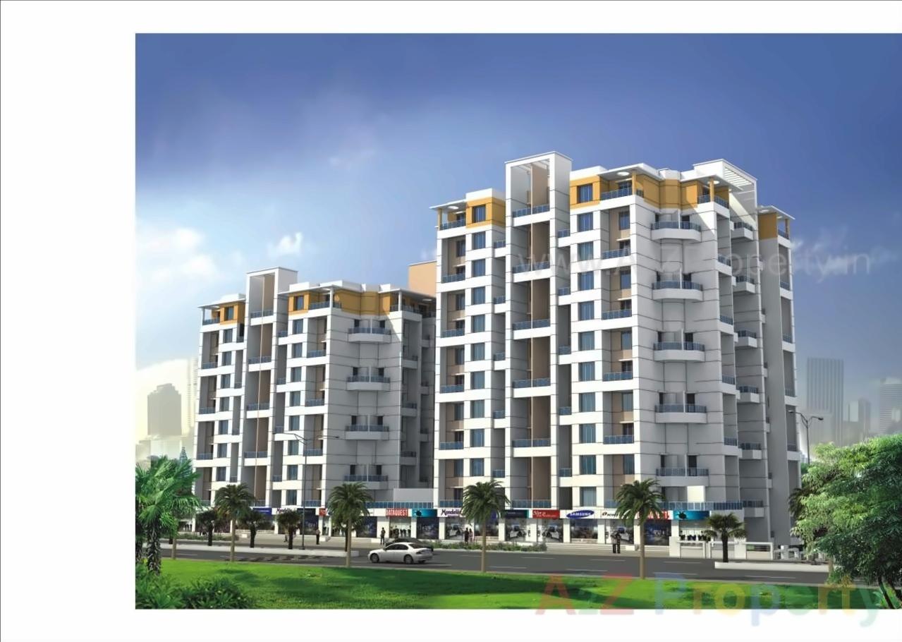 3D Elevation of real estate project Willows Twin Tower located at Man, Pune, Maharashtra