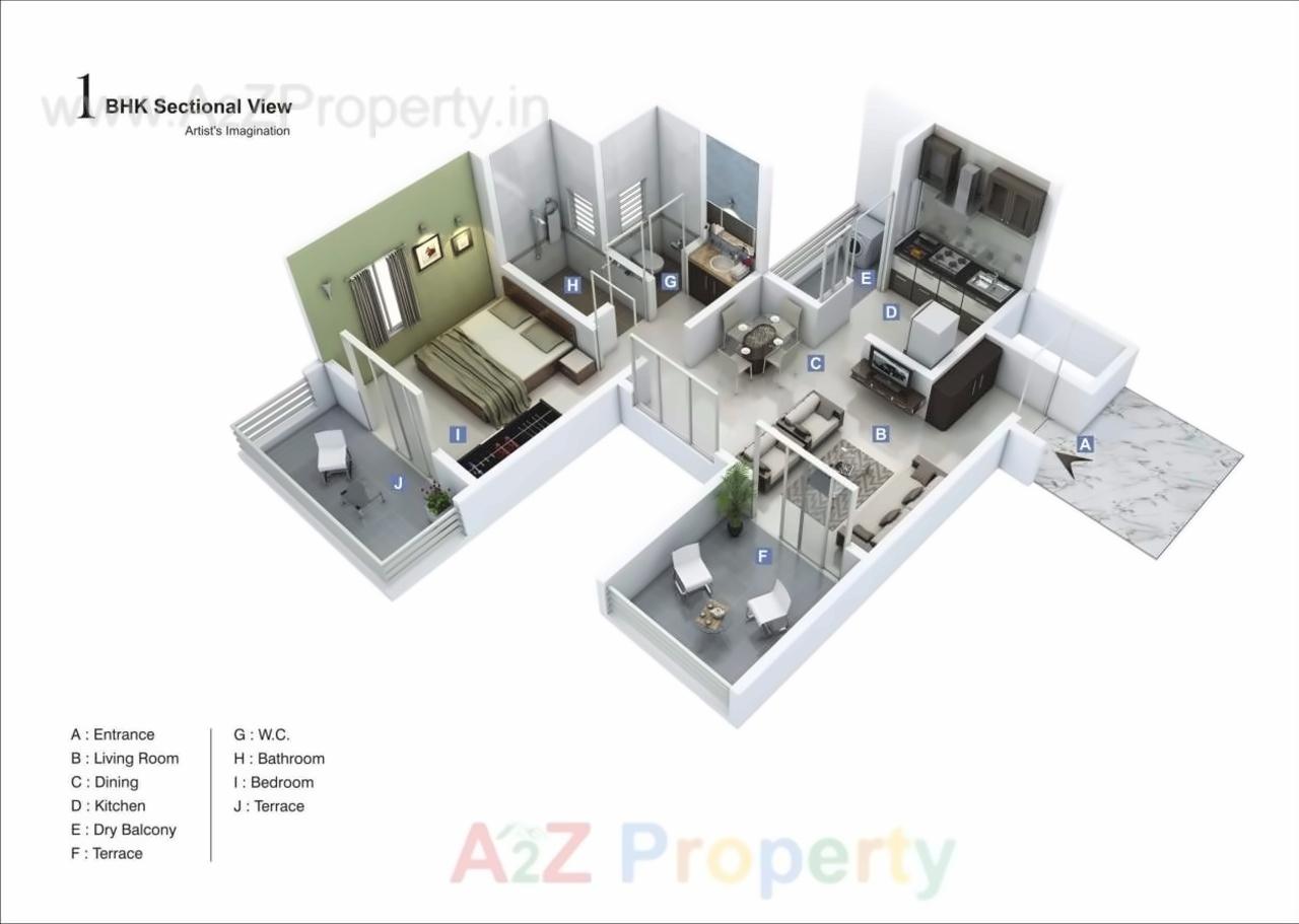Layout of real estate project Willows Twin Tower located at Man, Pune, Maharashtra