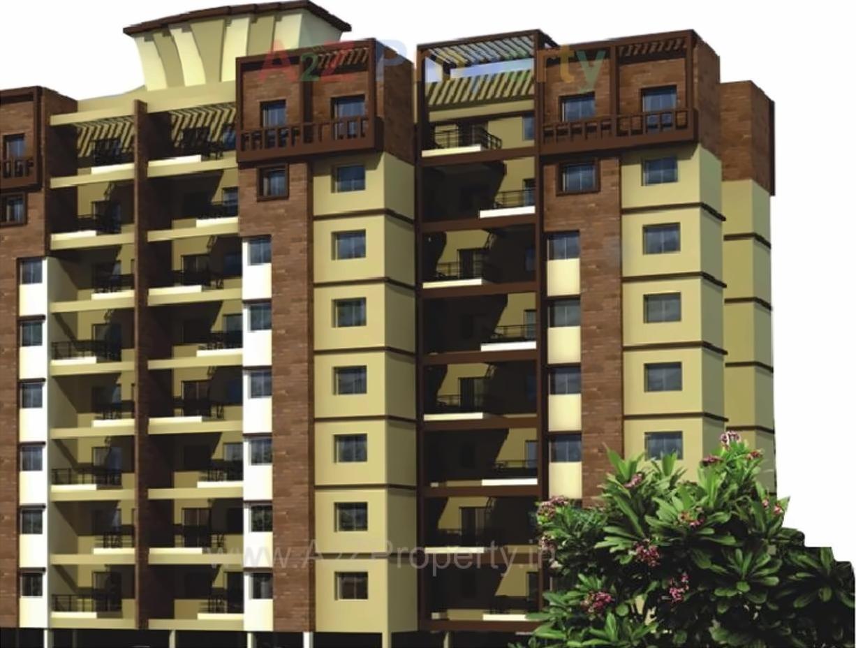 3D Elevation of real estate project Windsor County located at Parvati, Pune, Maharashtra