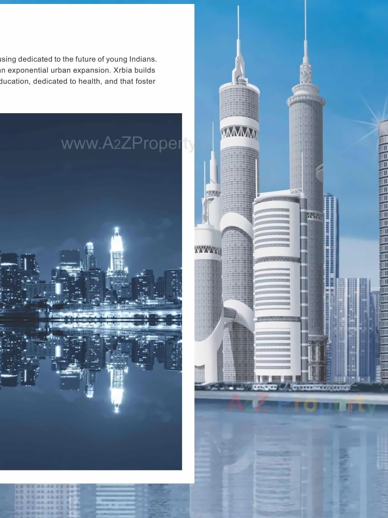 3D Elevation of real estate project Xrbia Abode located at Jambhul, Pune, Maharashtra