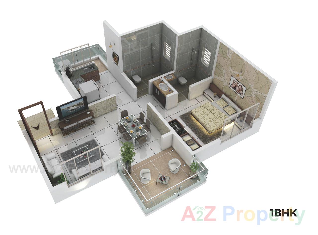 1 Bhk Cs Big of real estate project Yashoda Aangan located at Thergaon, Pune, Maharashtra