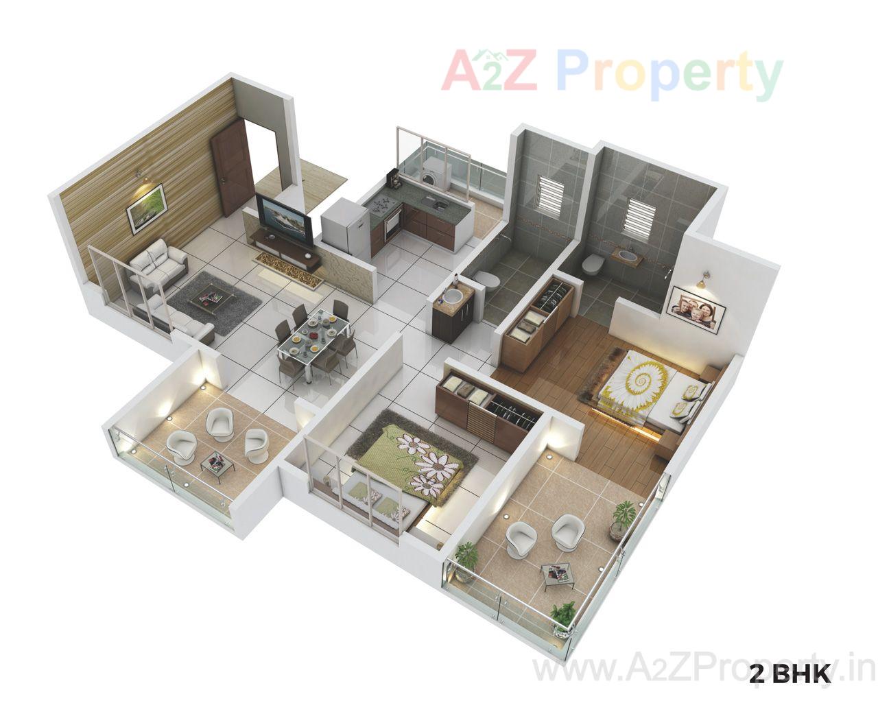 2 Bhk Cs Big of real estate project Yashoda Aangan located at Thergaon, Pune, Maharashtra