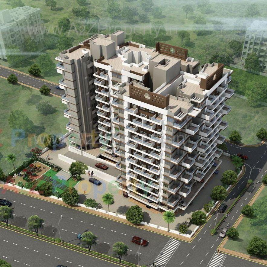 Bird Eye View Big of real estate project Yashoda Aangan located at Thergaon, Pune, Maharashtra