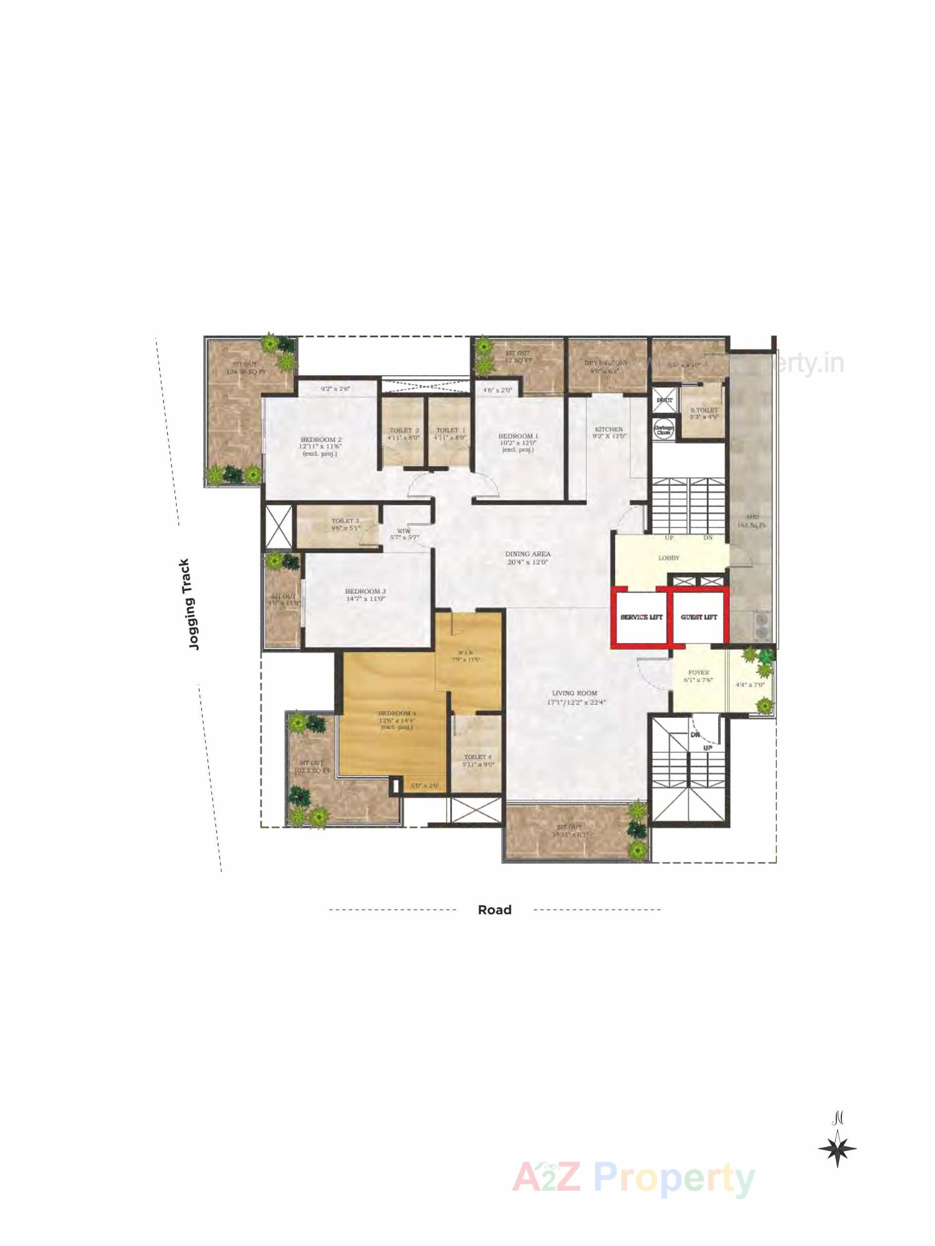 Layout of real estate project Yashodhan located at Pune-m-corp, Pune, Maharashtra