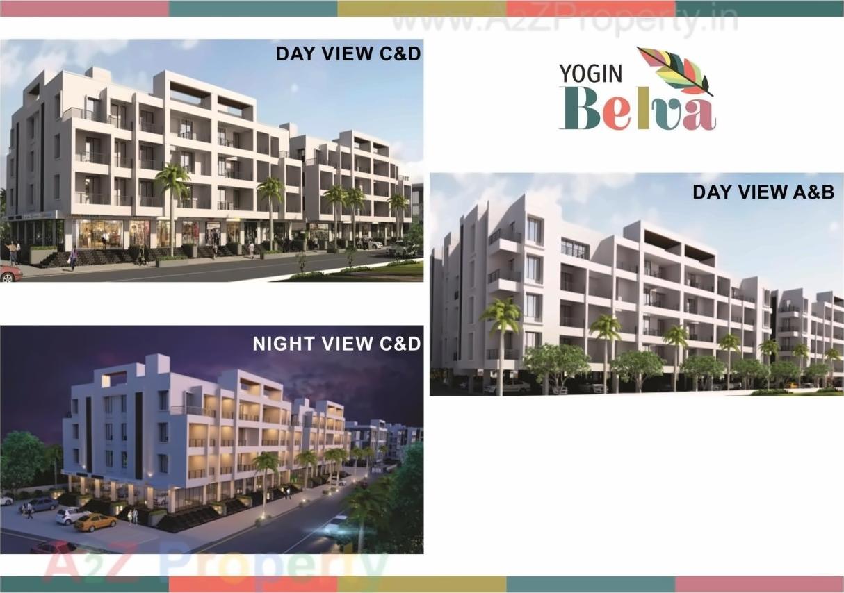 3D Elevation of real estate project Yogin Belva Project located at Lahagaon, Pune, Maharashtra