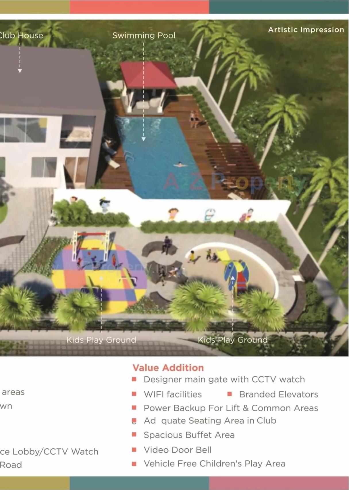 3D Elevation of real estate project Yogin Belva Project located at Lahagaon, Pune, Maharashtra