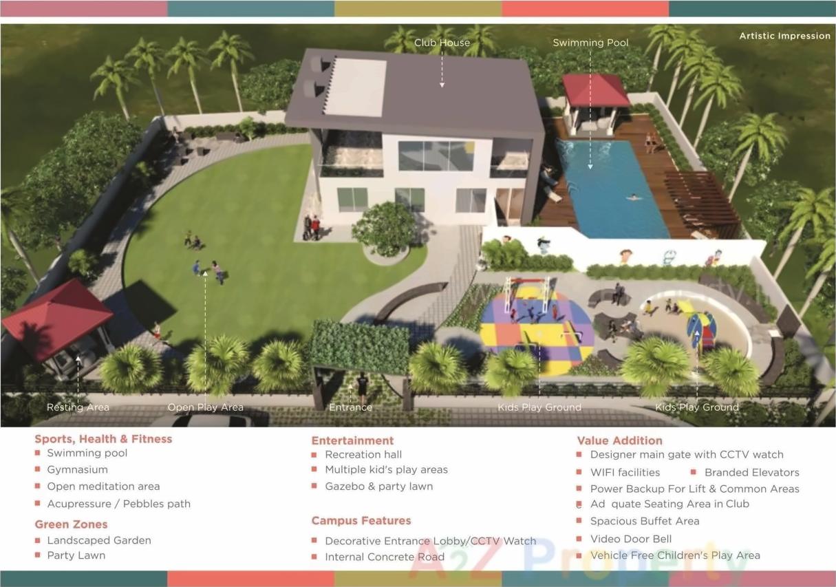 3D Elevation of real estate project Yogin Belva Project located at Lahagaon, Pune, Maharashtra