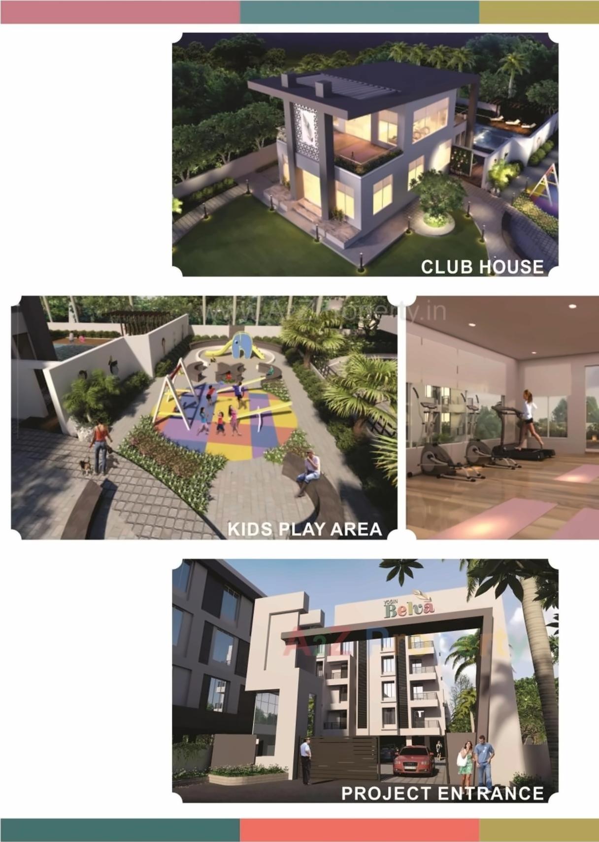 3D Elevation of real estate project Yogin Belva Project located at Lahagaon, Pune, Maharashtra
