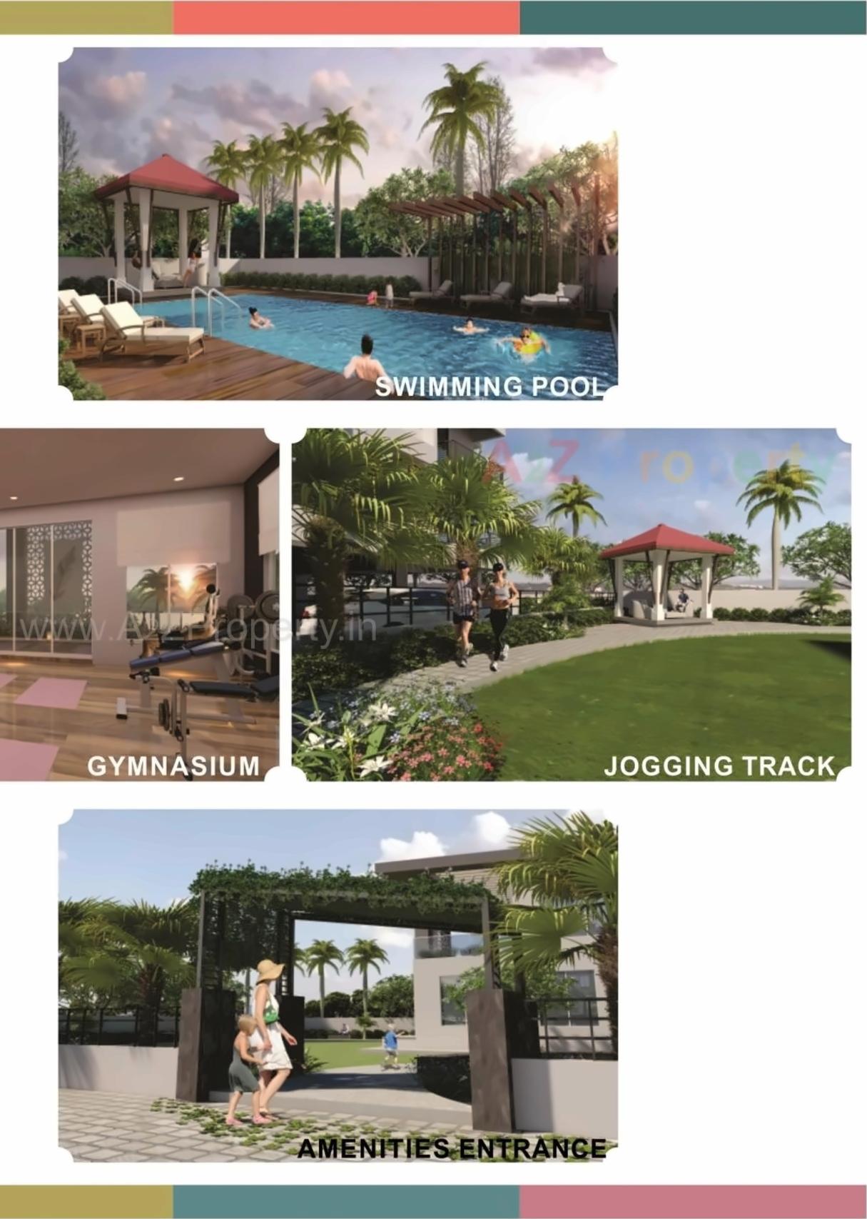 3D Elevation of real estate project Yogin Belva Project located at Lahagaon, Pune, Maharashtra