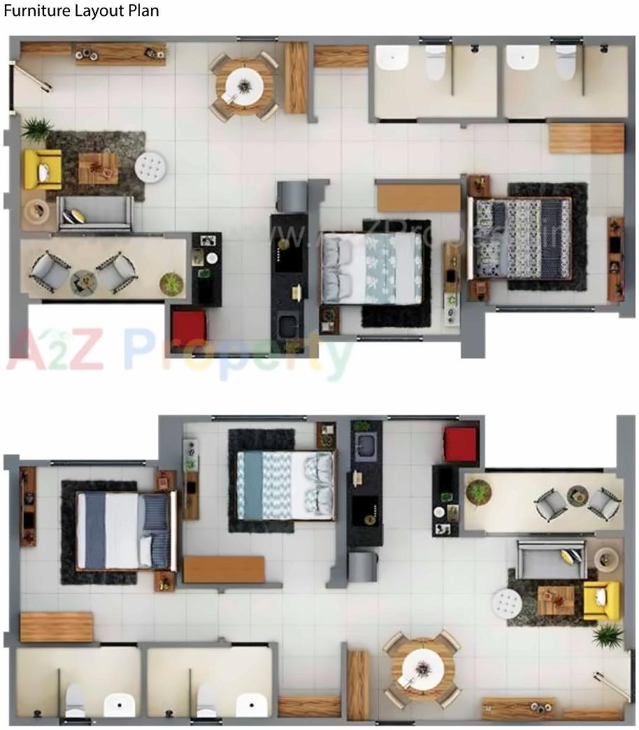 Layout of real estate project You57 Tower located at Man, Pune, Maharashtra