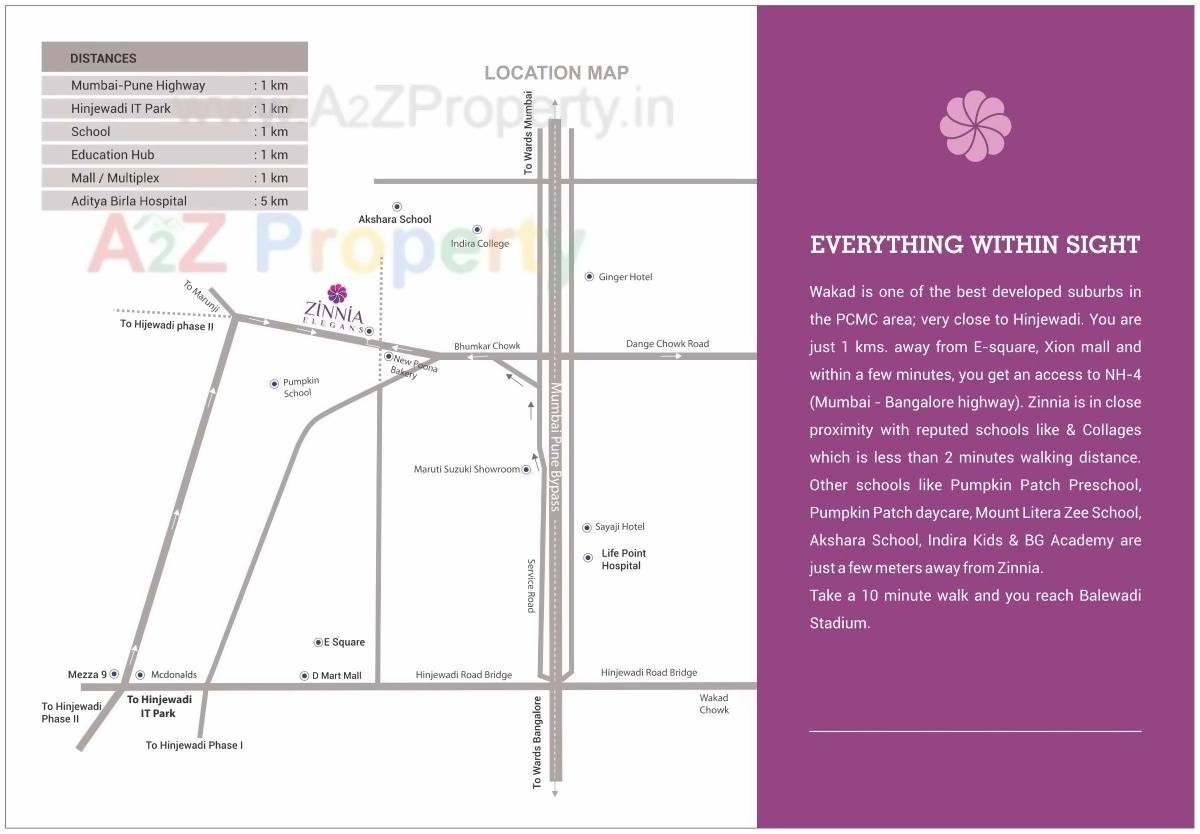  of real estate project Zinnia Elegans located at Wakad, Pune, Maharashtra