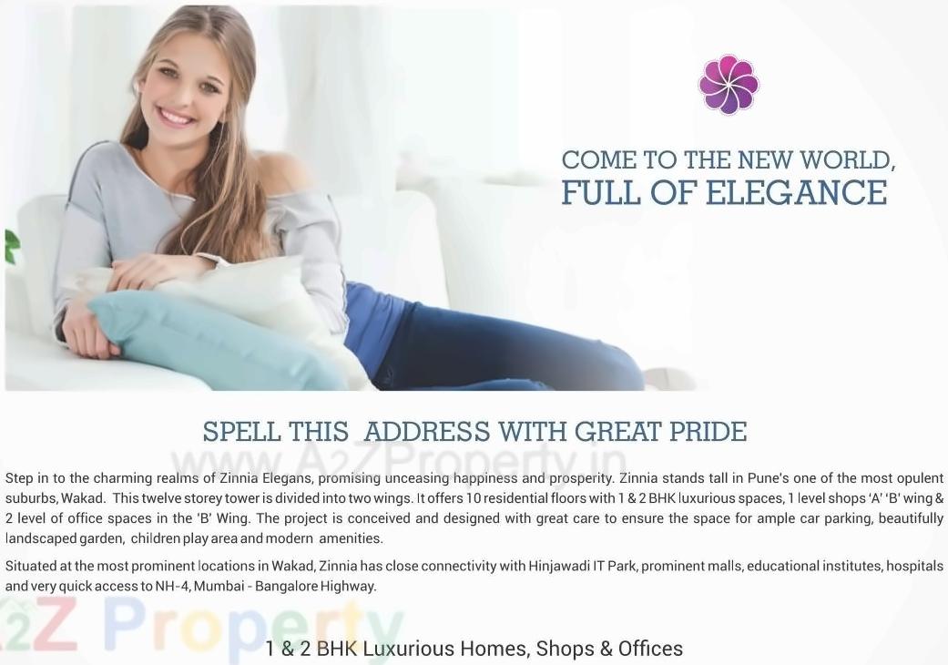  of real estate project Zinnia Elegans located at Wakad, Pune, Maharashtra