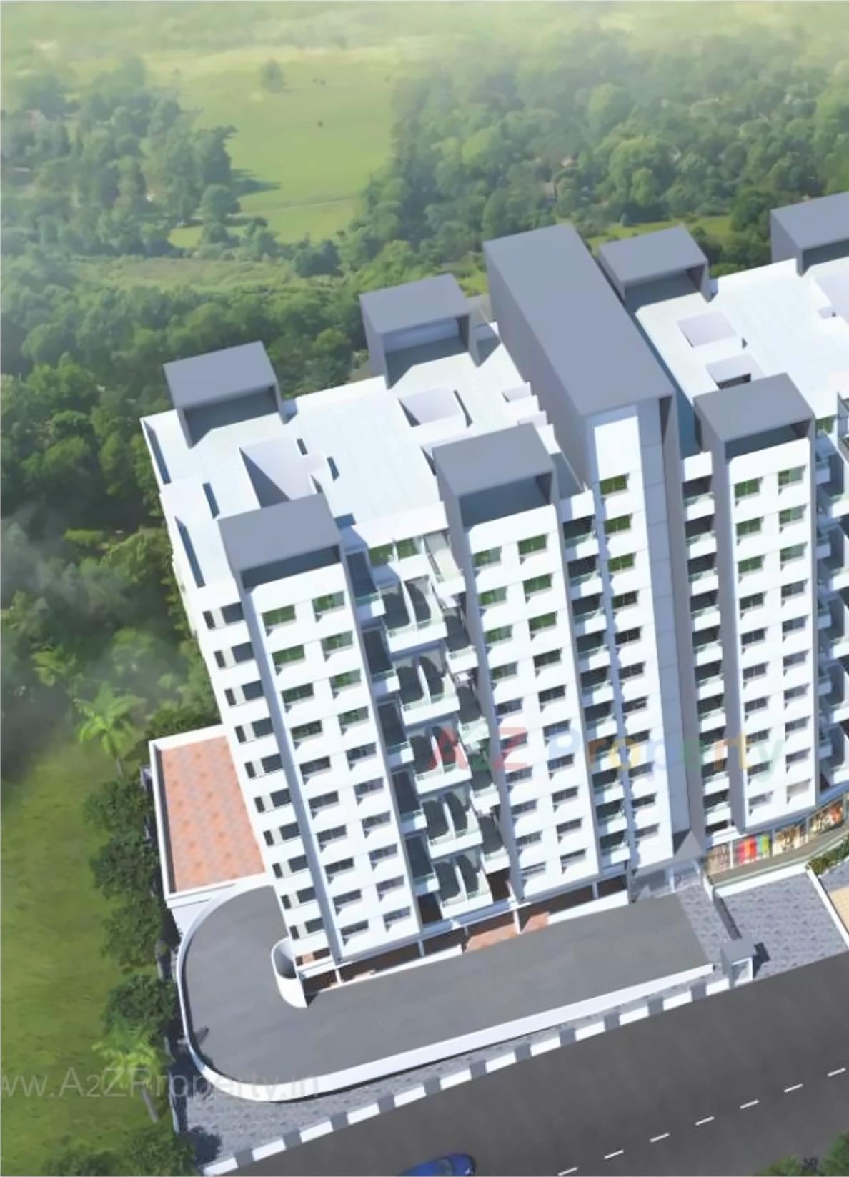 3D Elevation of real estate project Zinnia Elegans located at Wakad, Pune, Maharashtra