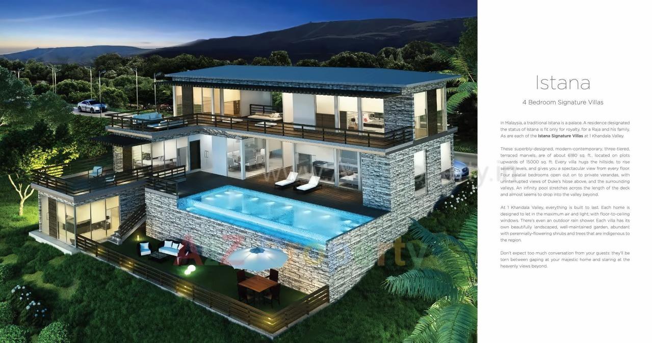 3D Elevation of real estate project 1 Khandala Valley located at Chavani, Raigarh, Maharashtra