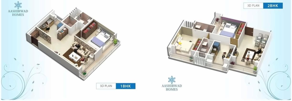 Layout of real estate project Aashirwad Homes located at Khopoli, Raigarh, Maharashtra
