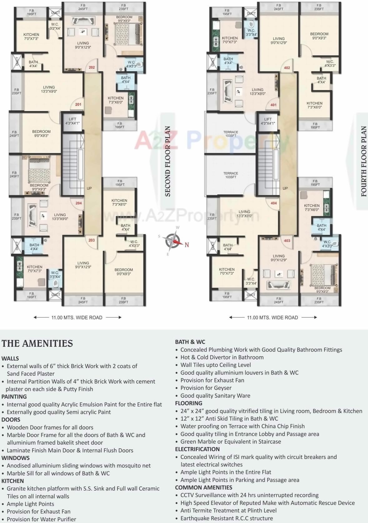 Layout of real estate project Akshat Prime located at Bokadvira, Raigarh, Maharashtra
