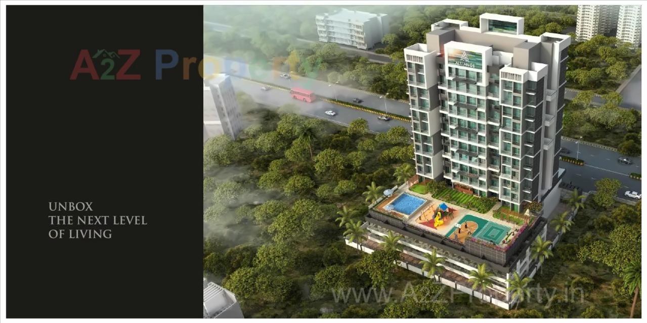 3D Elevation of real estate project Alliance located at New-panvel, Raigarh, Maharashtra