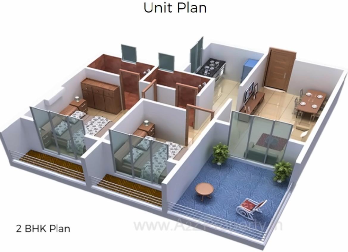Layout of real estate project Altamonte located at Dhamote, Raigarh, Maharashtra
