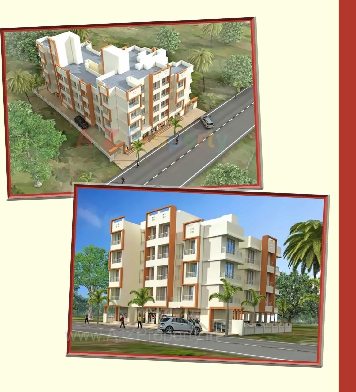 3D Elevation of real estate project Amarpreet located at Mamdapur, Raigarh, Maharashtra