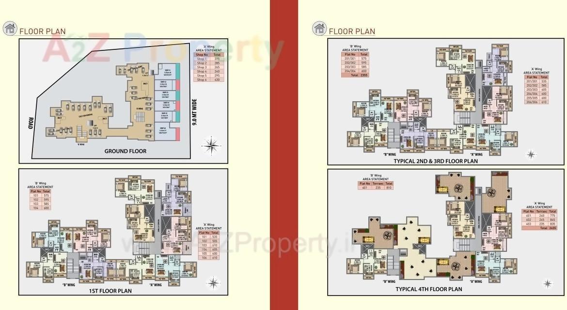 Layout of real estate project Amarpreet located at Mamdapur, Raigarh, Maharashtra