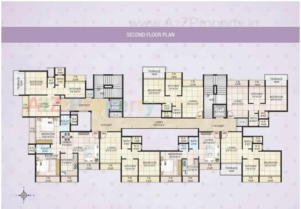 Layout of real estate project Ambika Heritage located at Kalamboli, Raigarh, Maharashtra