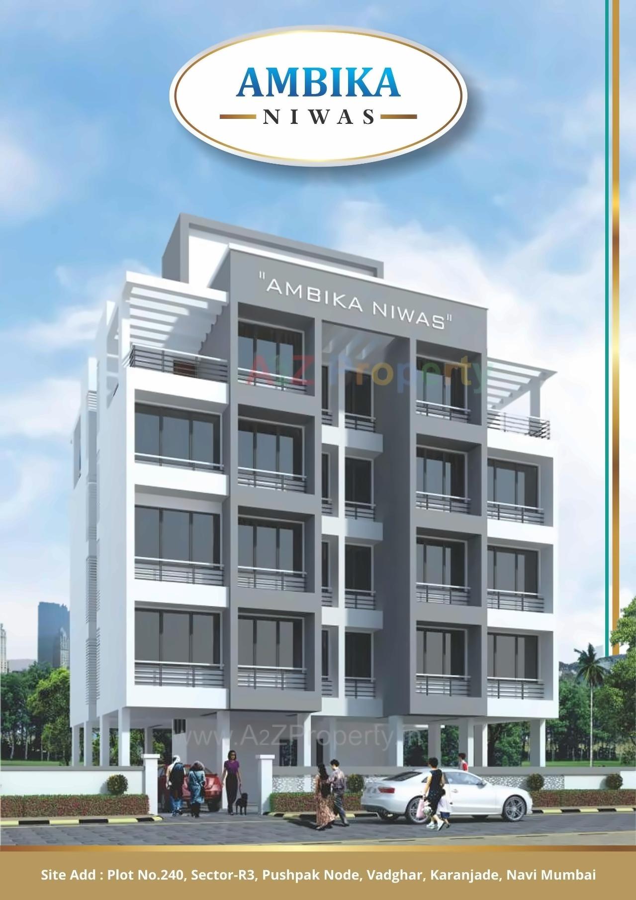 3D Elevation of real estate project Ambika Niwas located at Vadghar-ct, Raigarh, Maharashtra