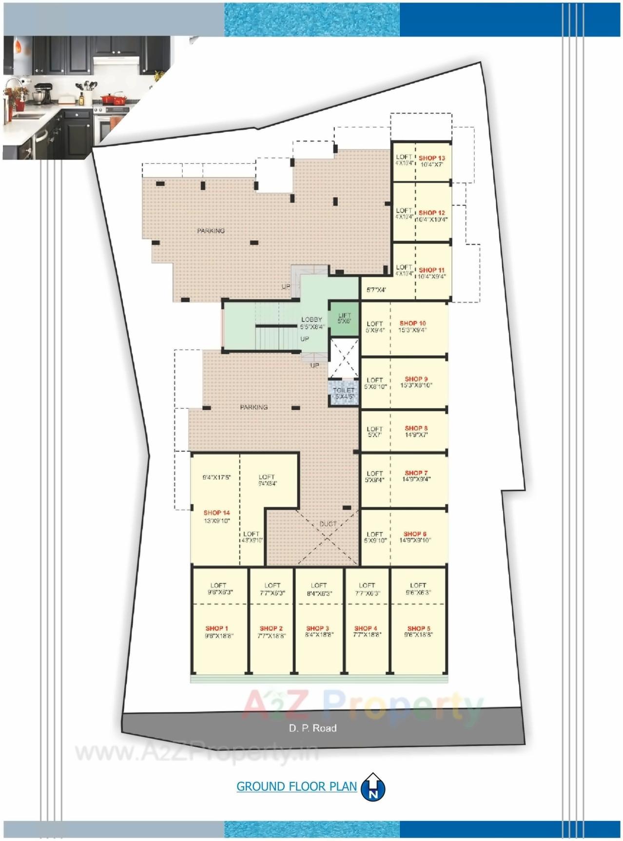 Layout of real estate project Amol Samarth located at Panvel, Raigarh, Maharashtra