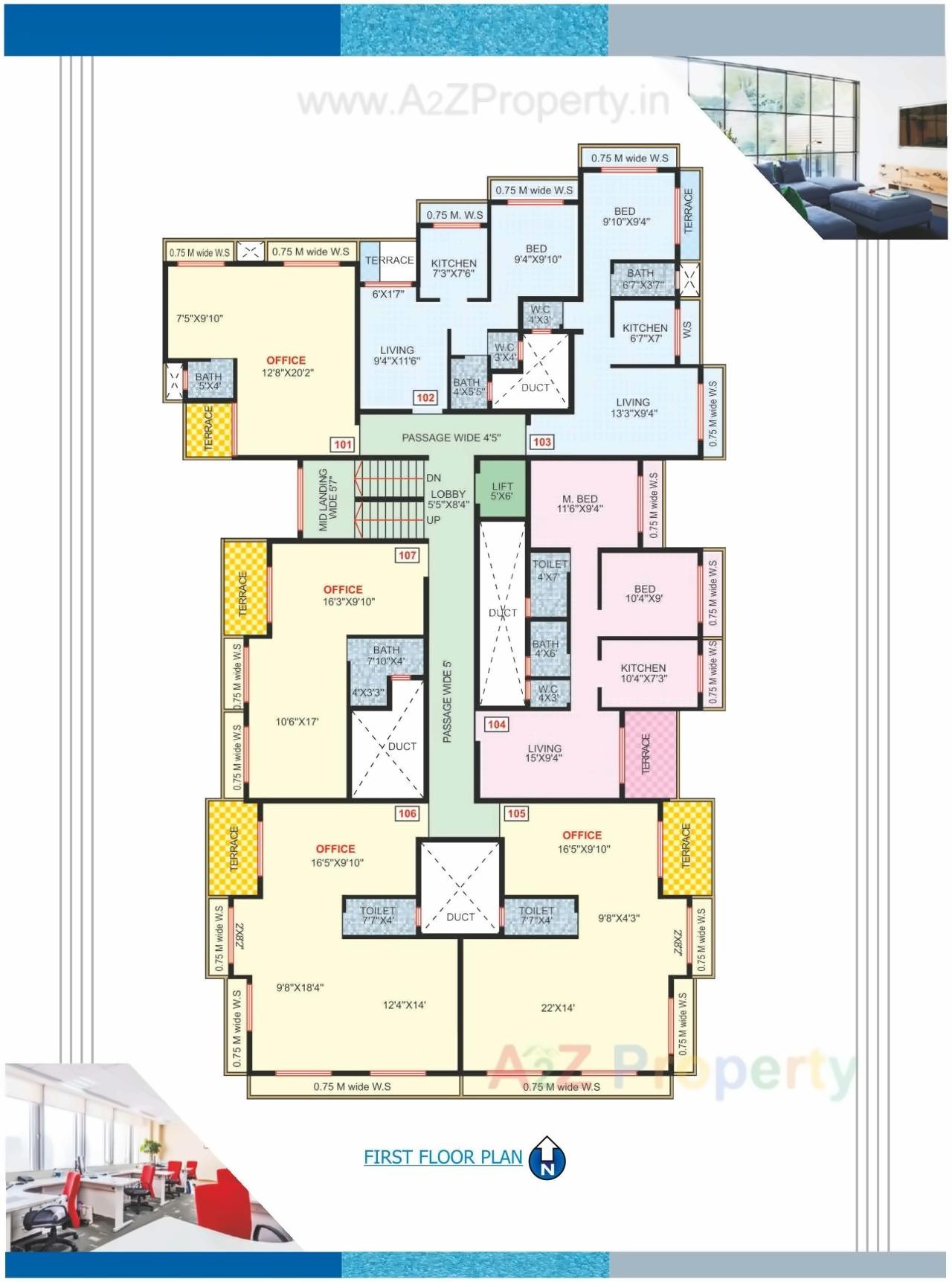 Layout of real estate project Amol Samarth located at Panvel, Raigarh, Maharashtra
