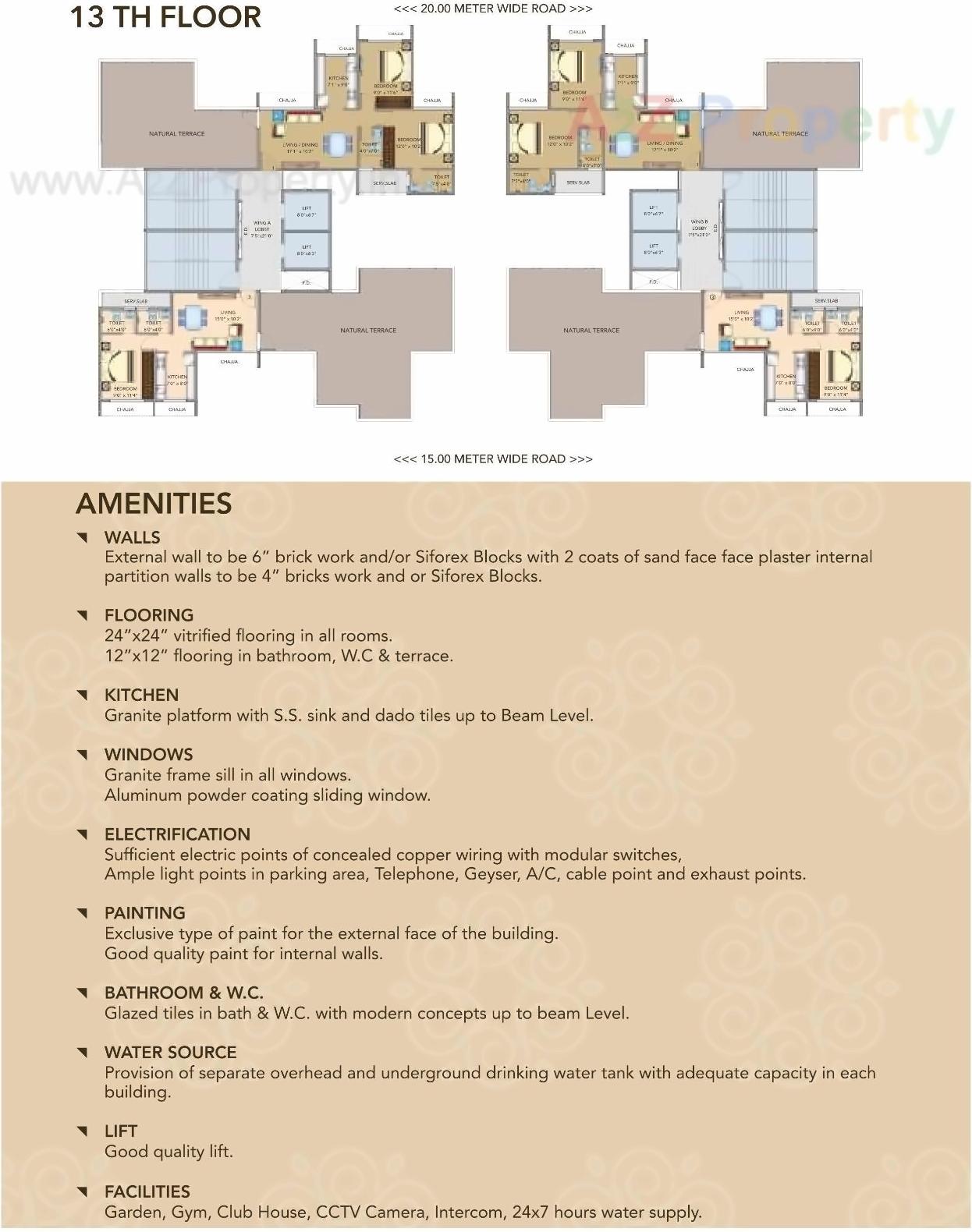  of real estate project Amrut Garden located at Kamothe, Raigarh, Maharashtra