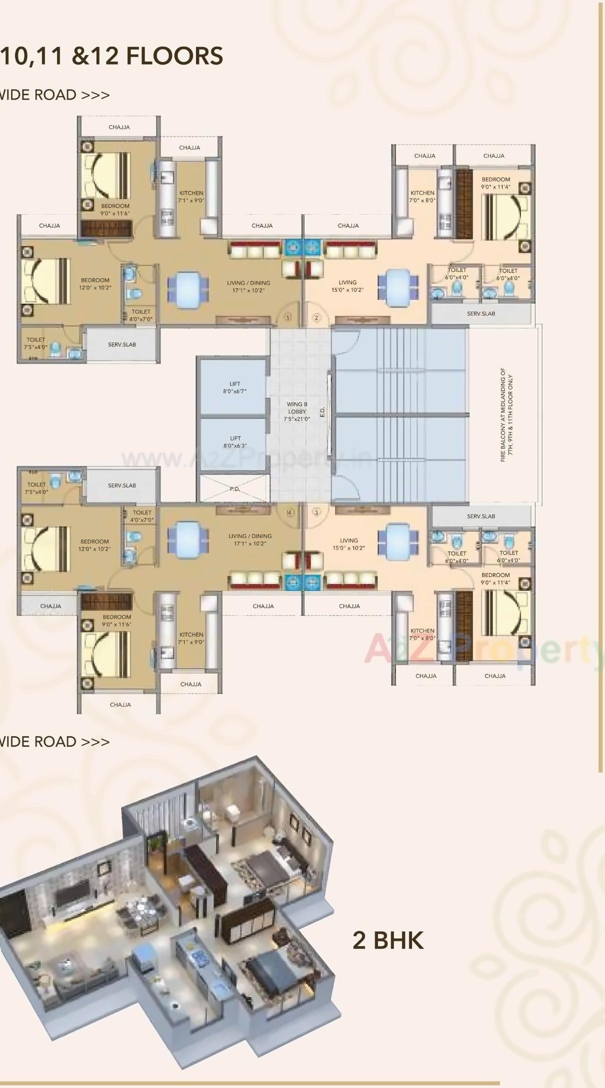 Layout of real estate project Amrut Garden located at Kamothe, Raigarh, Maharashtra
