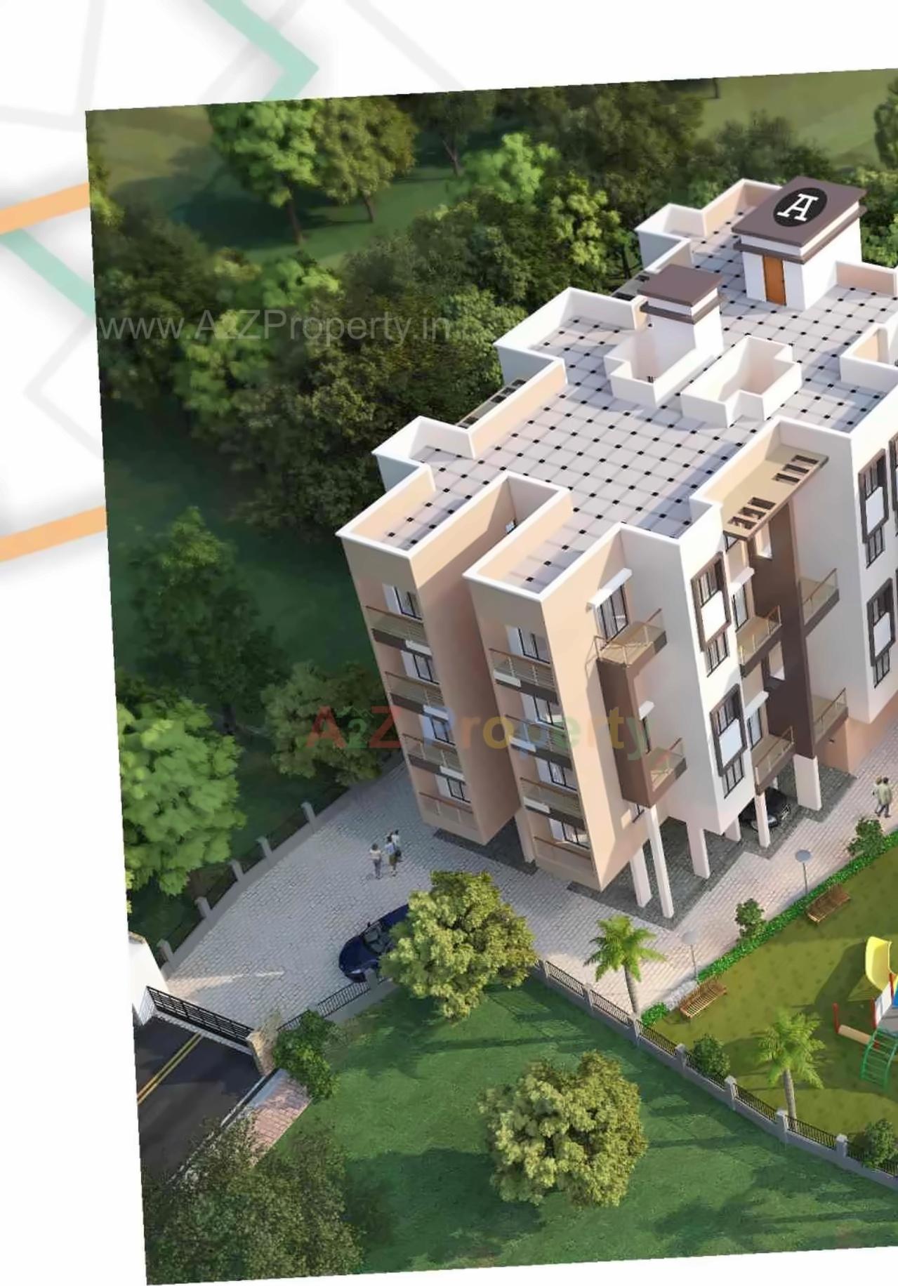 3D Elevation of real estate project Anant Sakshi located at Devad, Raigarh, Maharashtra