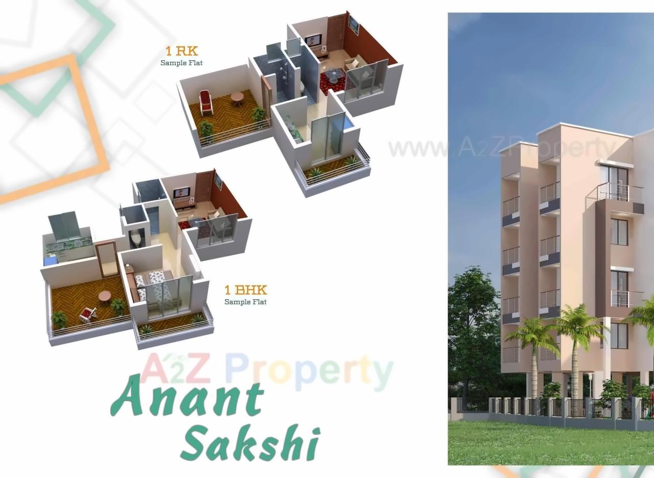 Layout of real estate project Anant Sakshi located at Devad, Raigarh, Maharashtra