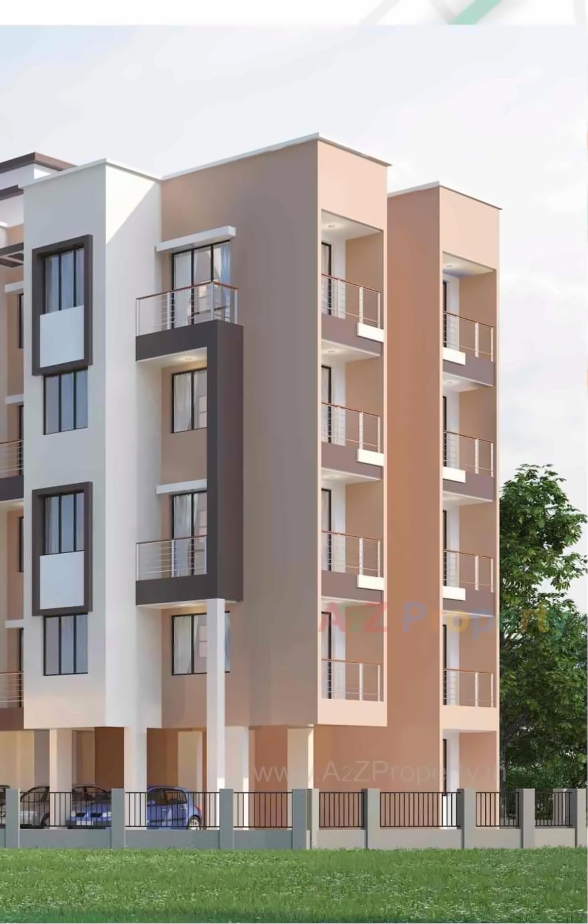 3D Elevation of real estate project Anant Sakshi located at Devad, Raigarh, Maharashtra