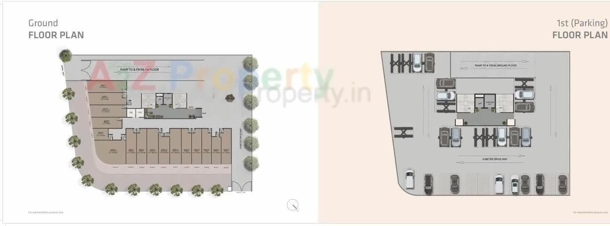 Layout of real estate project Apex Landmark located at Uran, Raigarh, Maharashtra