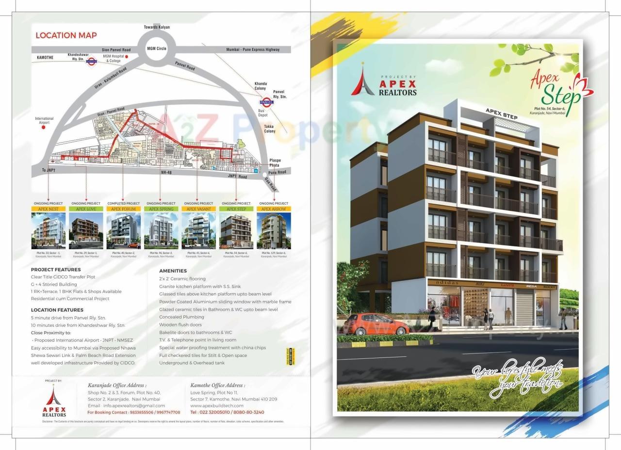  of real estate project Apex Step located at Karanjade, Raigarh, Maharashtra