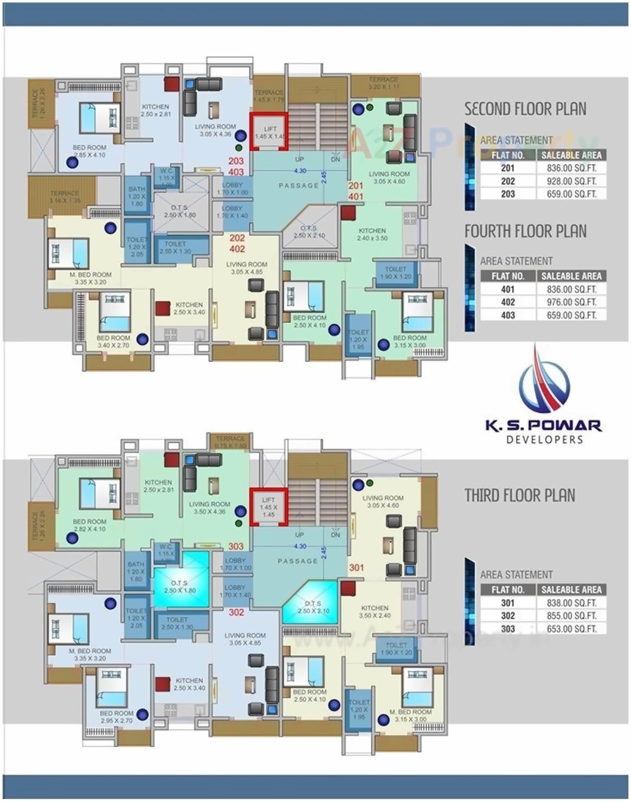 Layout of real estate project Aradhya Residency located at Karanjade, Raigarh, Maharashtra