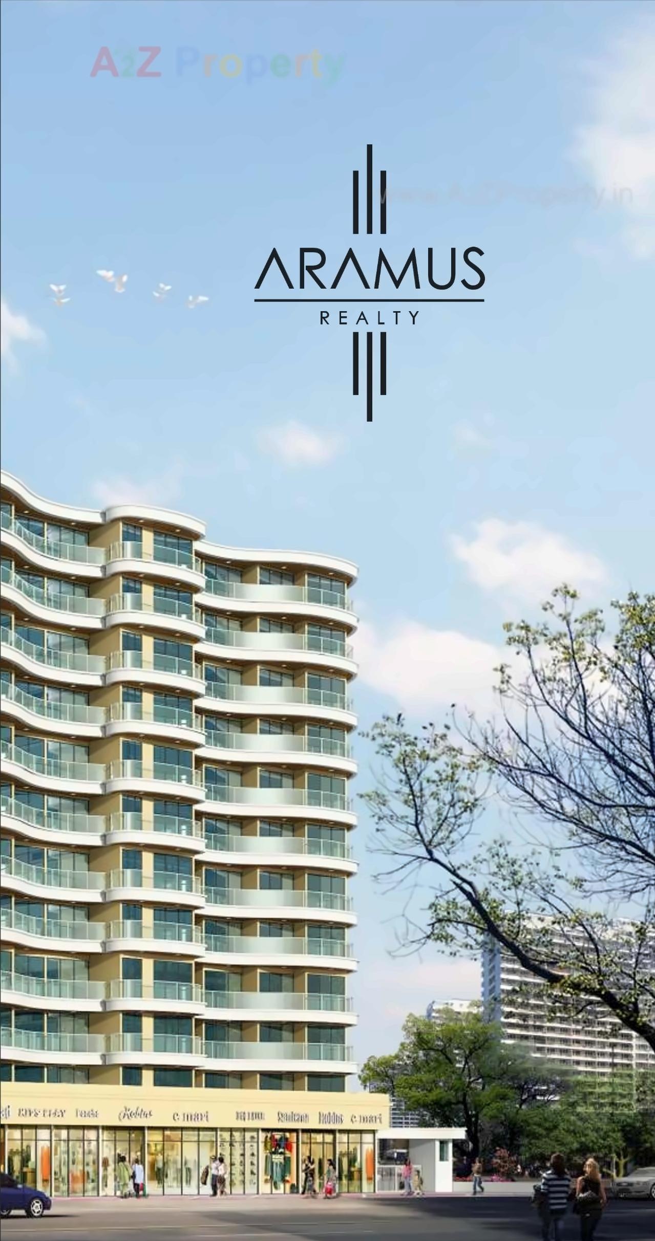 3D Elevation of real estate project Aramus Complex located at Ulawe, Raigarh, Maharashtra