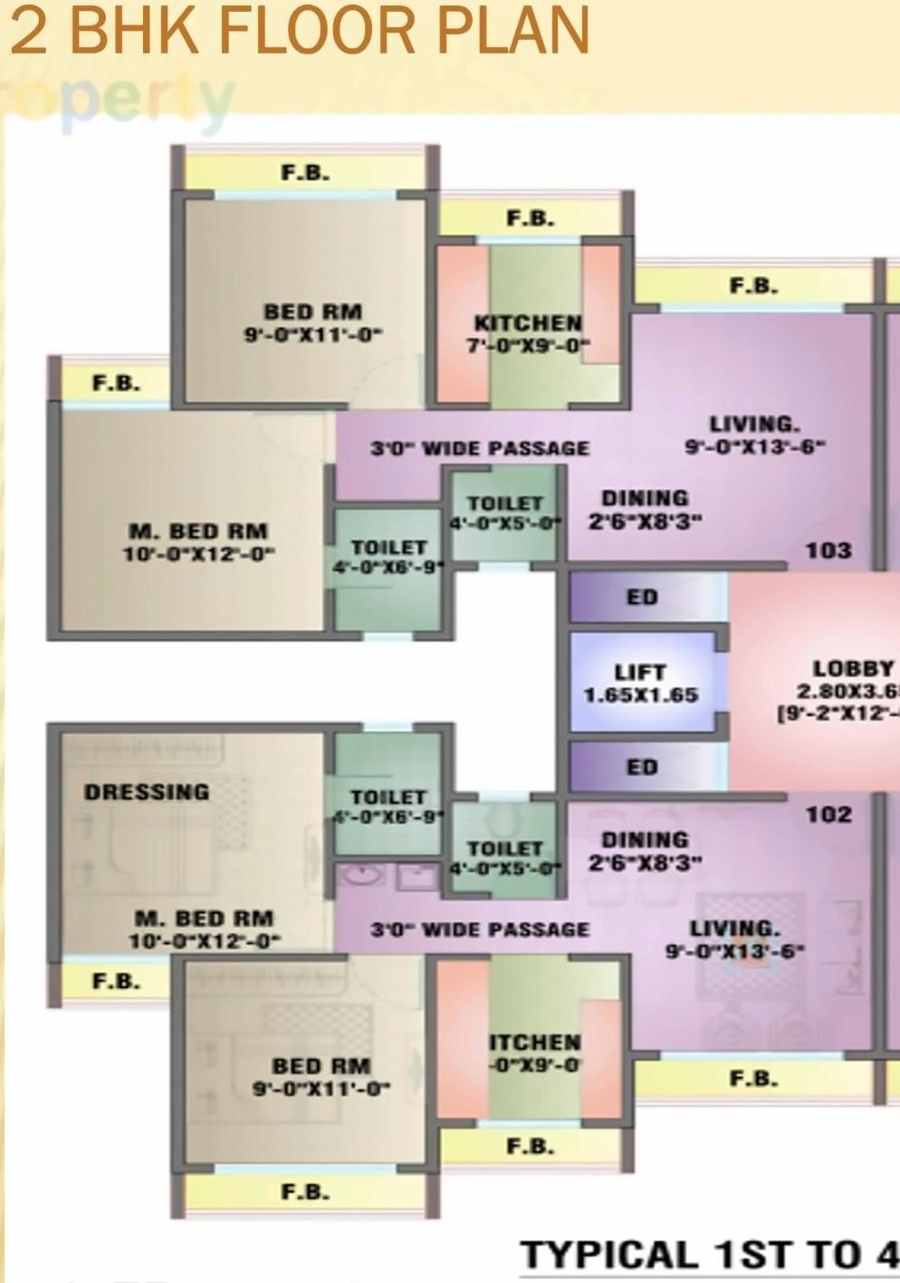 Layout of real estate project Arihant Amisha located at Mahodar, Raigarh, Maharashtra