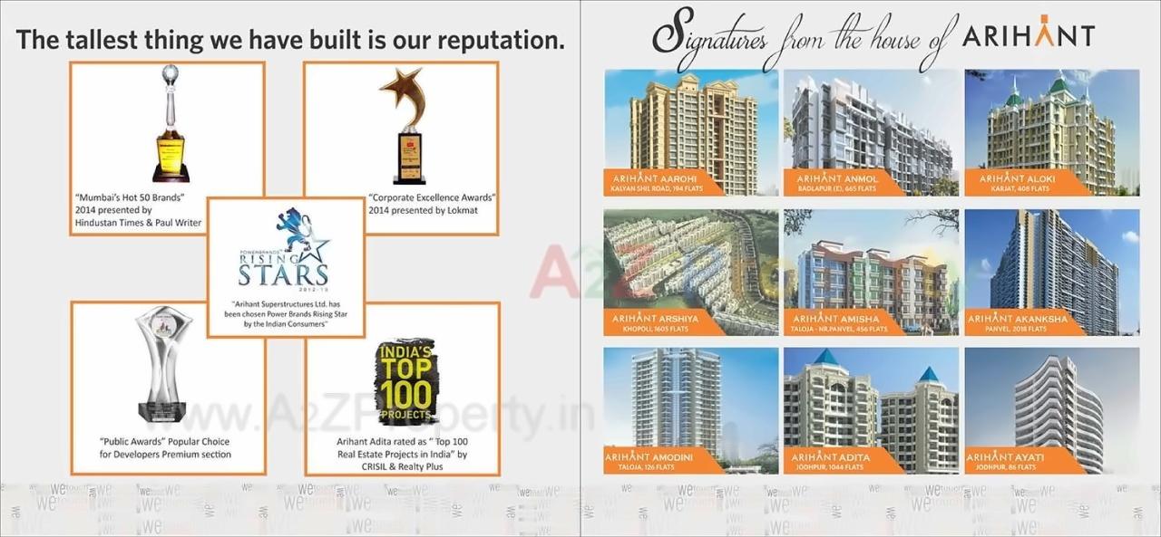  of real estate project Arihant Anshula located at Ghot, Raigarh, Maharashtra