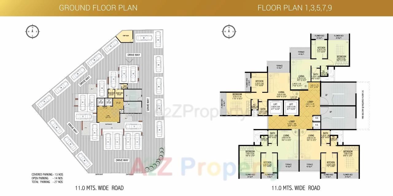 Layout of real estate project Astrova located at Uran, Raigarh, Maharashtra
